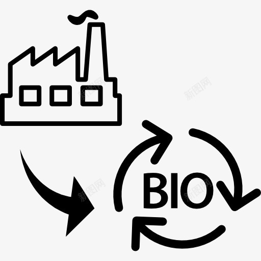 工业废弃物生物质图标png_新图网 https://ixintu.com 产业 垃圾 工业 生态 生物 生物量 能源 质量