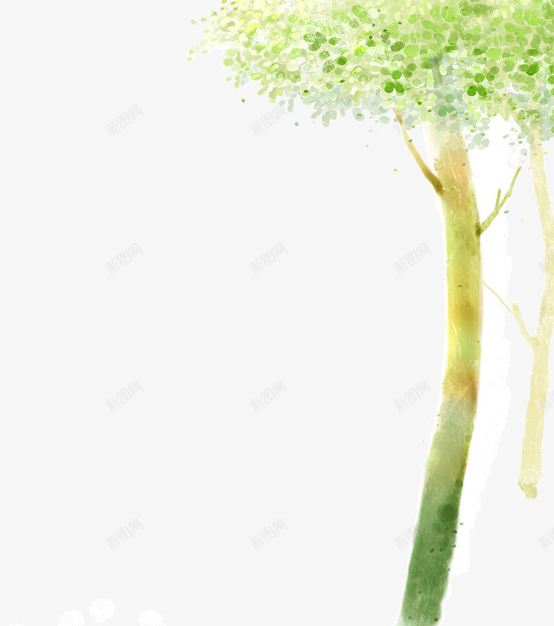 翠绿的高大树png免抠素材_新图网 https://ixintu.com 大 树 的 绿 翠 高