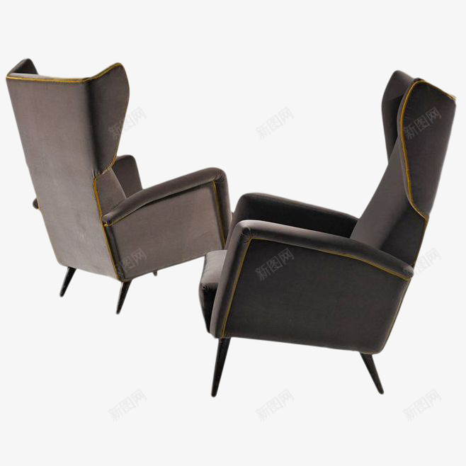 两把椅子png免抠素材_新图网 https://ixintu.com 产品 凳子 商品实拍 家具