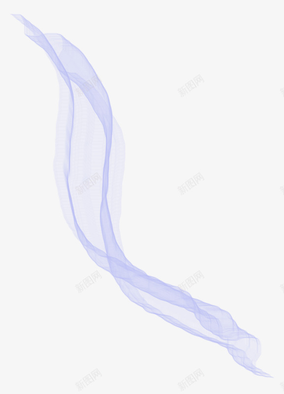 飘浮丝带png免抠素材_新图网 https://ixintu.com 布 蓝色 透明