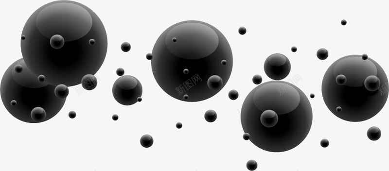圆型球体环绕png免抠素材_新图网 https://ixintu.com 圆球体 星球 水晶感 环绕 科技 立体 黑色