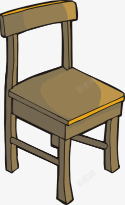 棕色椅子素材