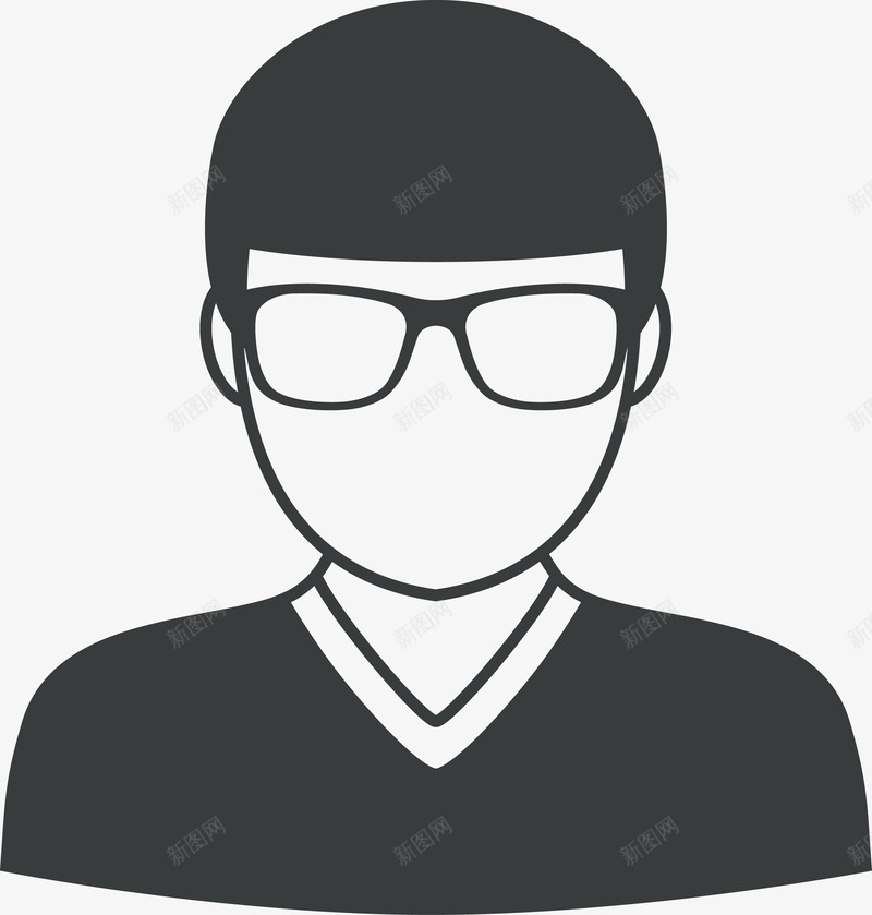 戴眼镜的男人图标png_新图网 https://ixintu.com 人物 卡通人物 卡通男人 手绘男人 男人 男人人物 男人头像 男人手绘 男孩 眼镜 职业
