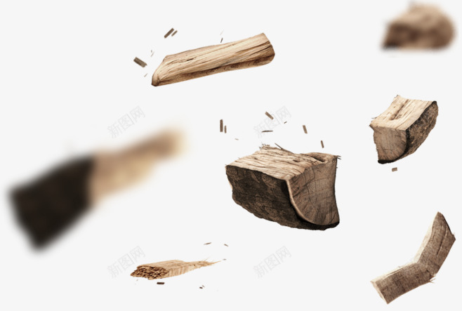 漂浮木块png免抠素材_新图网 https://ixintu.com 木头 碎木块