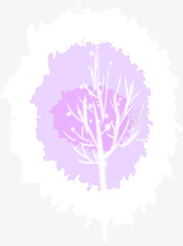 紫色梦幻手绘大树png免抠素材_新图网 https://ixintu.com 大树 梦幻 紫色
