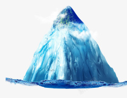 海上冰山漂浮冰山高清图片