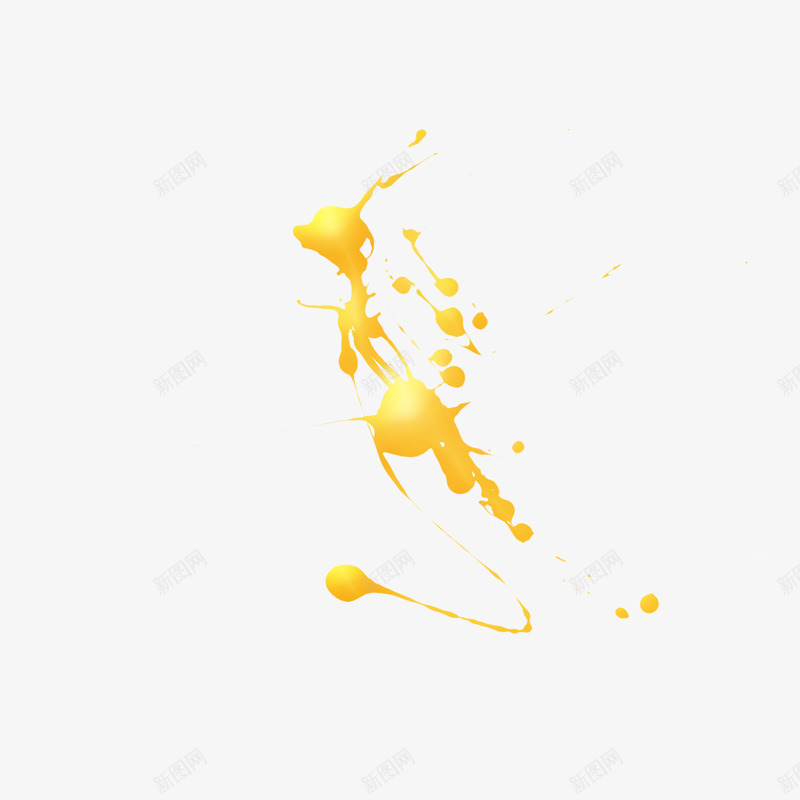 蜂蜜png免抠素材_新图网 https://ixintu.com 泼溅 流动油 流动蜂蜜 蜂蜜 蜜糖 黄色液体