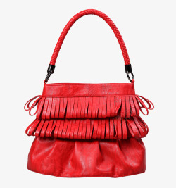 一个红色手提包素材