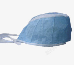 蓝色护士帽素材