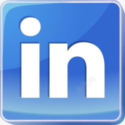 profes联系在LinkedIn标志媒体图标高清图片