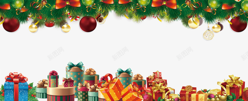 礼盒圣诞球png免抠素材_新图网 https://ixintu.com 圣诞球 圣诞节 礼盒 节日素材