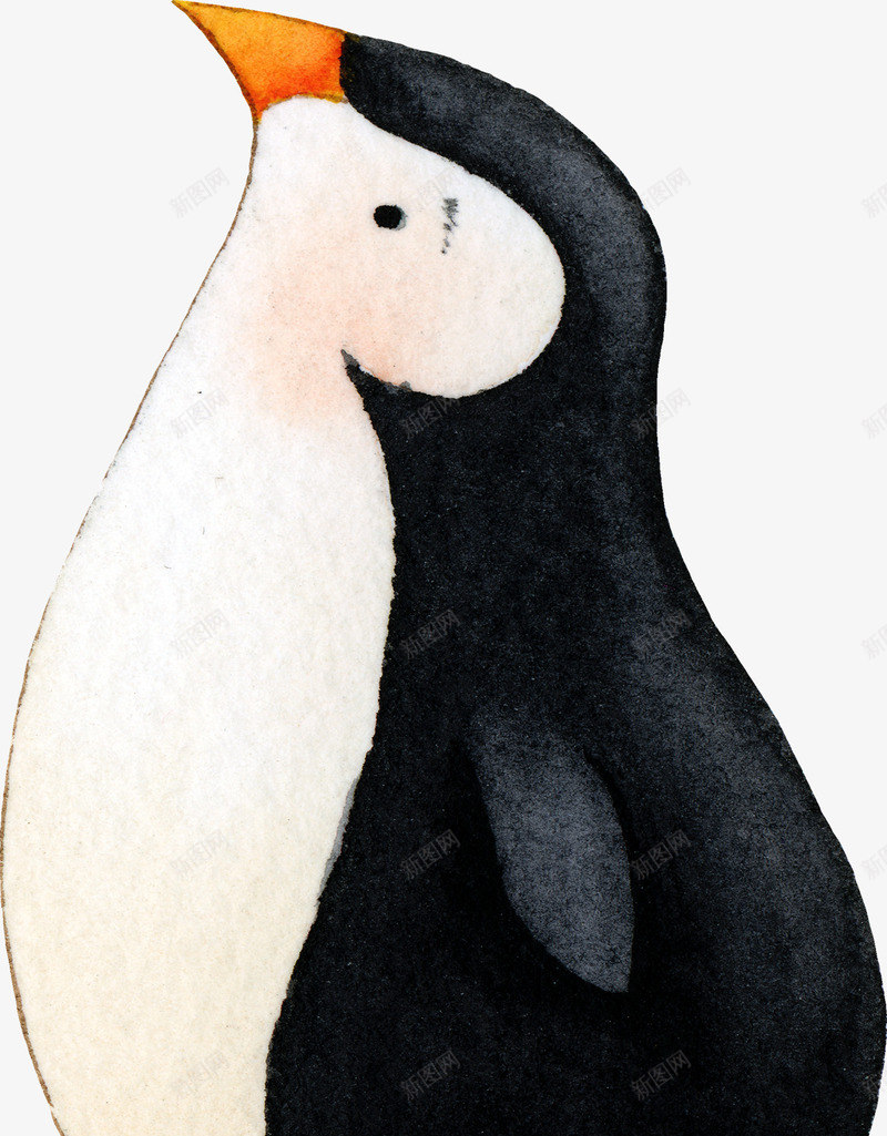 手绘的小企鹅png免抠素材_新图网 https://ixintu.com png图形 png装饰 企鹅 动物 卡通 手绘 装饰