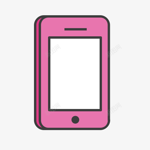 iPhone移动电话粉红屏幕智图标png_新图网 https://ixintu.com Iphone iPhone mobile phone pink screen smartphone touch 屏幕 手机屏幕展示图 智能手机 电话 移动 粉红 触摸