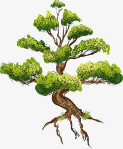 卡通大树树木素材