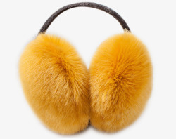 可爱保暖女性耳罩仿兔毛护耳后带耳包高清图片