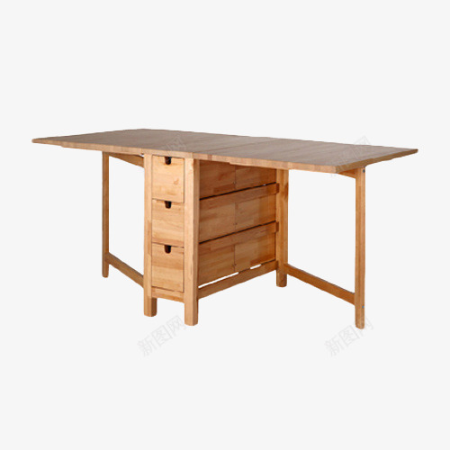 现代实木家具桌子png免抠素材_新图网 https://ixintu.com 家具 木质 桌子 设计