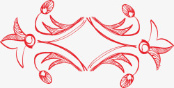 欧式花纹花边线稿素材