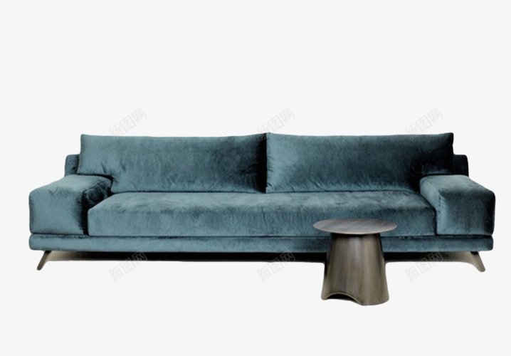 双人沙发png免抠素材_新图网 https://ixintu.com 产品 免费抠图 备货 建模 桌椅 椅子 蓝色