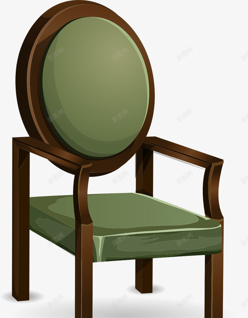 扶手软椅子png免抠素材_新图网 https://ixintu.com 室内 家具 家居 家居场景 装修 设计