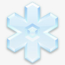 snowflake水晶雪花圣诞节的世界水高清图片