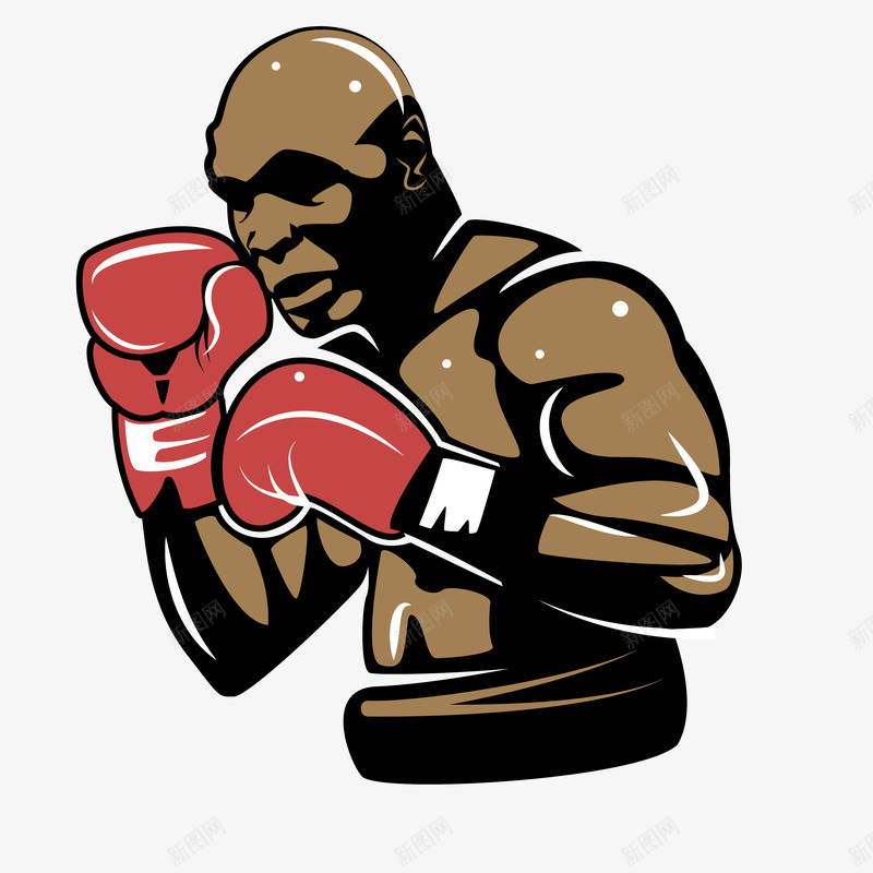 拳击比赛的运动员png免抠素材_新图网 https://ixintu.com 体育 卡通手绘 拳击 比赛 男人 运动 运动员
