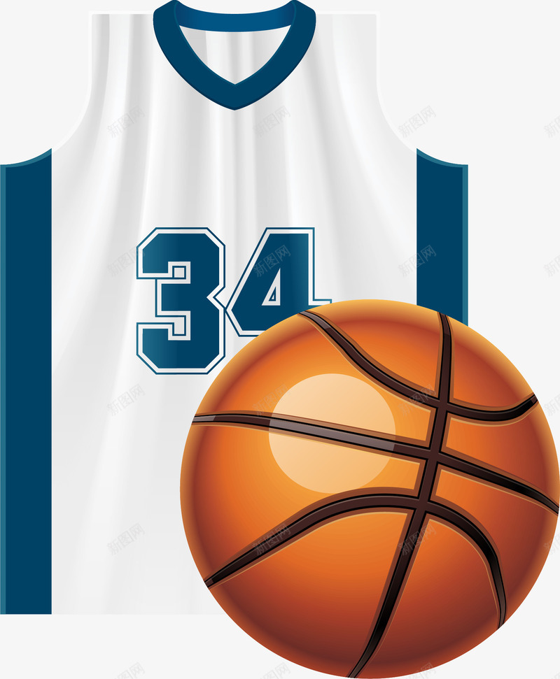 手绘球衣篮球图案png免抠素材_新图网 https://ixintu.com 手绘 球衣 篮球图案