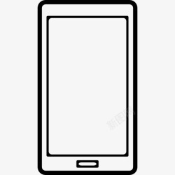 矩形形状工具手机外形与大屏幕图标高清图片