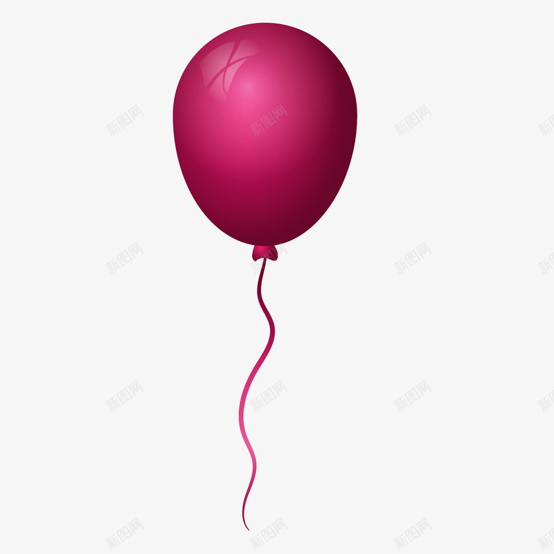 双11双12红色汽球图png免抠素材_新图网 https://ixintu.com 免抠图 双11 双12 气球 童趣 简单 紫色