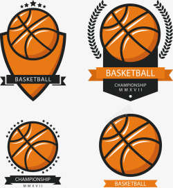 篮球小图标创意时尚篮球运动图标矢量图高清图片