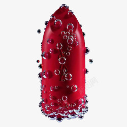 圣罗兰创意红色气泡圣罗兰唇膏图标高清图片