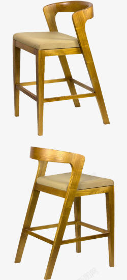 木质吧椅素材