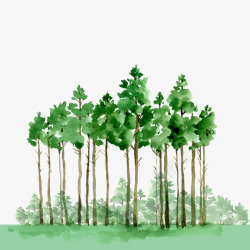 绿色森林素材