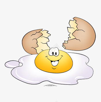 手绘打开的鸡蛋png免抠素材_新图网 https://ixintu.com 卡通 手绘 鸡蛋 鸡蛋壳 鸡蛋黄