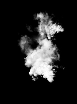 漂浮飘散的白色云朵烟雾热气半透明素素材