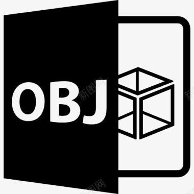 obj开放文件格式图标图标