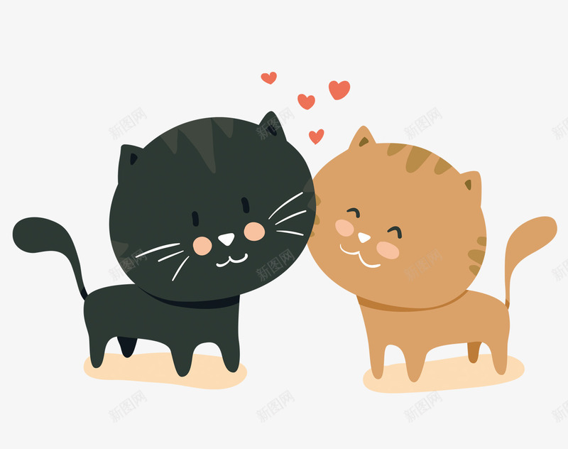 卡通宠物猫png免抠素材_新图网 https://ixintu.com 卡通猫 宠物猫 宠物用品 宠物领养 小猫 猫咪