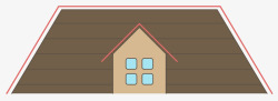 褐色屋顶褐色木质屋顶高清图片