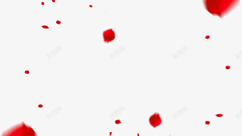 红色花瓣模糊运动漂浮装饰png免抠素材_新图网 https://ixintu.com 模糊 漂浮 红色 花瓣 装饰 运动