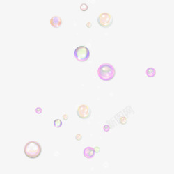 水彩泡泡水彩肥皂泡高清图片