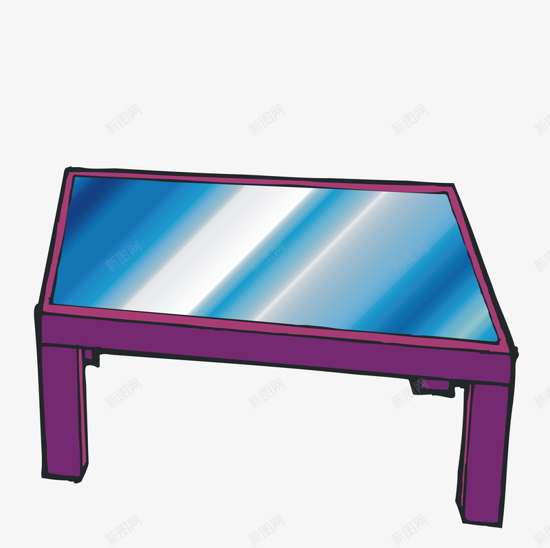 紫色桌子png免抠素材_新图网 https://ixintu.com 卡通桌子 古典桌子 复古桌子 实木桌子 桌子矢量 桌子面 棋牌桌子 欧式桌子 玻璃桌子 紫色桌子 长桌子