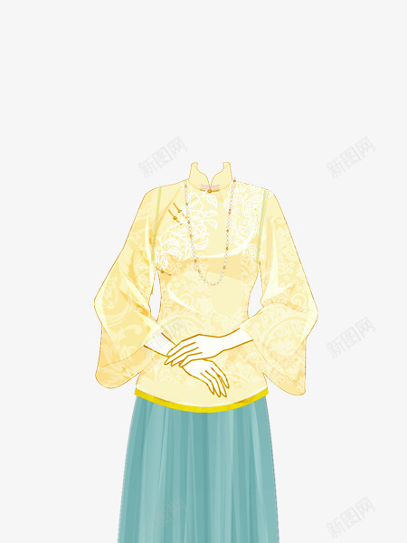 古代女装png免抠素材_新图网 https://ixintu.com 古代女装 古风 宫服 服装 汉服