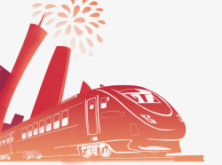 春节回家过年2018年回家过年列车创意图高清图片