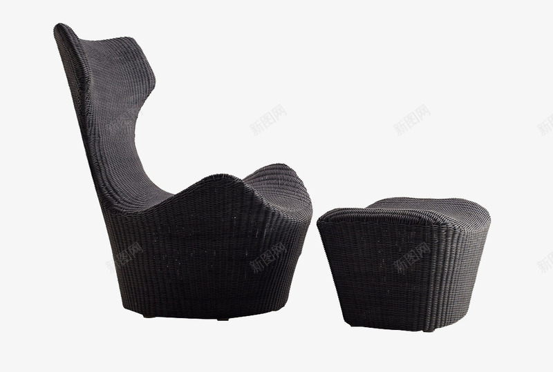 黑色按摩椅png免抠素材_新图网 https://ixintu.com 产品实物 按摩椅 椅子 沙发 舒服