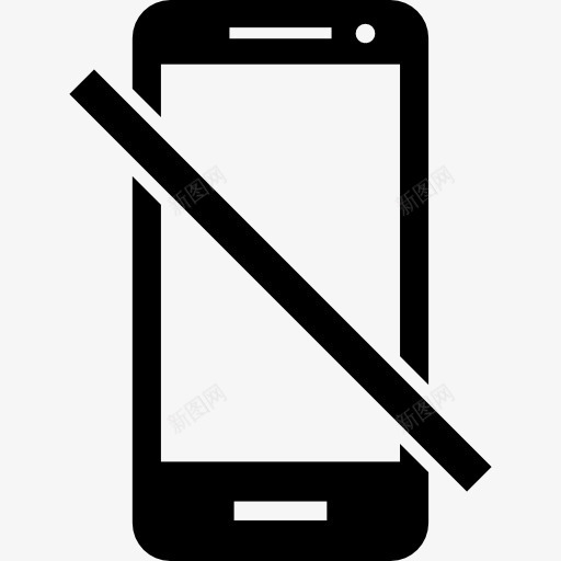 不要使用移动电话图标png_新图网 https://ixintu.com 不允许 手机 技术 智能手机 禁止 移动电话
