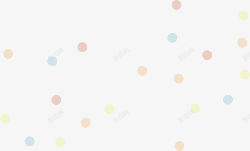 彩色圆点漂浮png免抠素材_新图网 https://ixintu.com 卡通 圆点 底纹 彩色 手绘 漂浮 线条