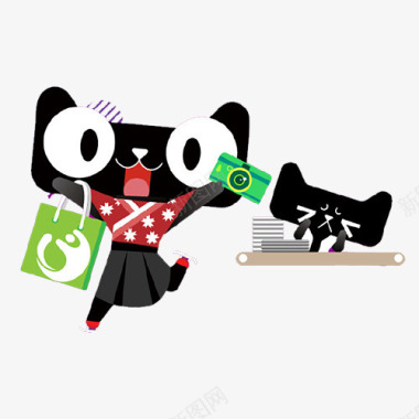 卡通天猫logo图标图标