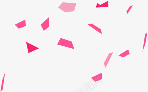 粉红色几何形状漂浮png免抠素材_新图网 https://ixintu.com 几何 形状 漂浮 粉红色
