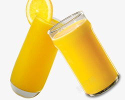 鲜美的营养橙汁素材
