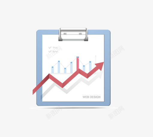 网页标图标psd_新图网 https://ixintu.com 创意图标 图标 图案 夹子 扁平化图标 标志 示意图 立体化图标 箭头 网页素材