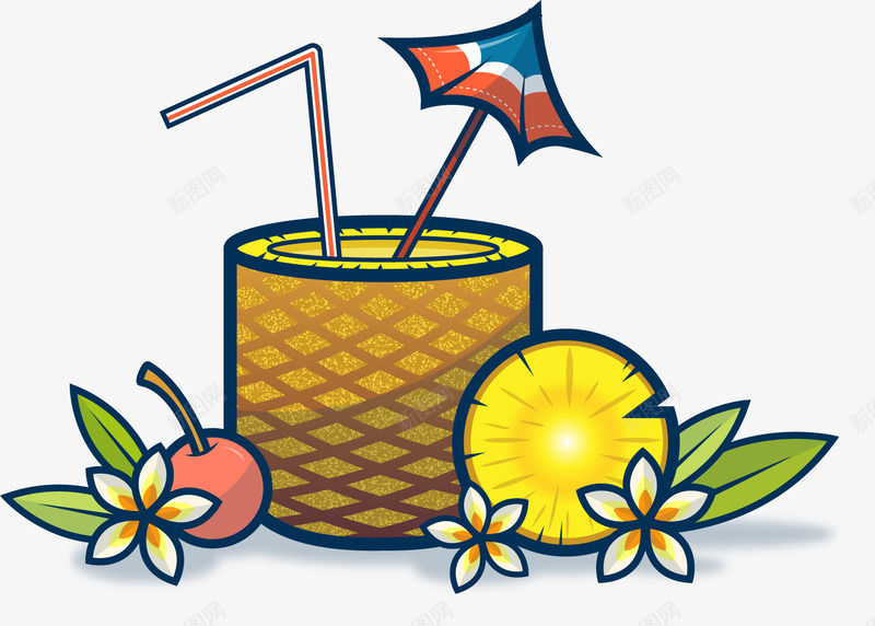 美味椰子汁png免抠素材_新图网 https://ixintu.com 夏日 椰子汁 椰子汁广告 沙滩 海滩 阳光